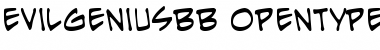 EvilGenius BB Regular Font