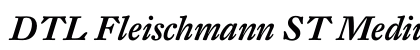 DTL Fleischmann ST Medium Italic Preview