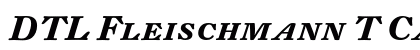 DTL Fleischmann T Caps Bold Italic Preview