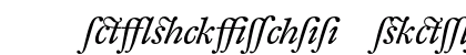 DTLFleischmannTAlternate Italic preview