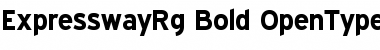 Expressway Rg Bold Font