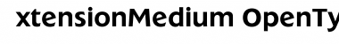 Download ExtensionMedium Font