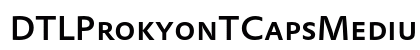 DTLProkyonTCapsMedium Regular Preview