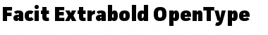 Facit Extrabold Font