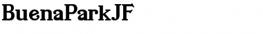 BuenaParkJF Regular Font