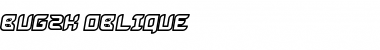 Download Bug2K Oblique Font