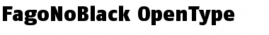 FagoNoBlack Regular Font