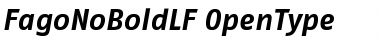 FagoNoBoldLf Regular Font