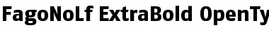 FagoNoLf ExtraBold Font