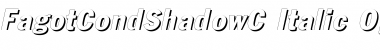 Download FagotCondShadowC Font