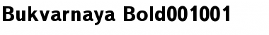 Bukvarnaya Bold Font