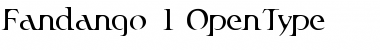 Fandango Regular Font