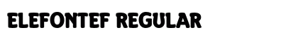 ElefontEF Regular preview