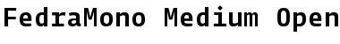 Fedra Mono Medium Font Fedra Mono Medium Font