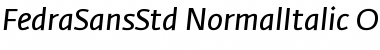 Fedra Sans Std Normal Italic Font Fedra Sans Std Normal Italic Font