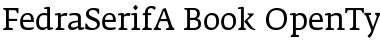 FedraSerifA Book Font