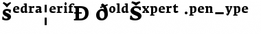 FedraSerifA BoldExpert Font