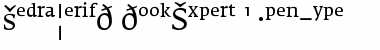 FedraSerifB BookExpert Font