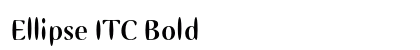 Ellipse ITC Bold preview