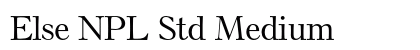Else NPL Std Medium preview