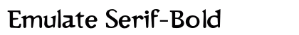 Emulate Serif-Bold Preview