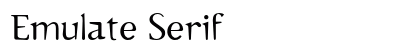 Emulate Serif Preview