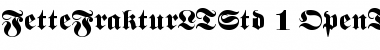 Download Fette Fraktur LT Std Font Download Fette Fraktur LT Std Font