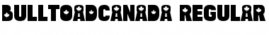 Download Bulltoad Canada Font