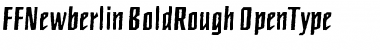 FFNewberlin-BoldRough Regular Font