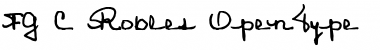 Download FG C Robles Font Download FG C Robles Font