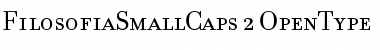 Filosofia SmallCaps Font