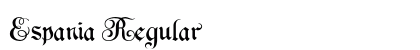 Espania Regular preview