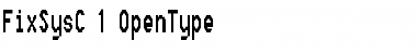 FixSysC Regular Font