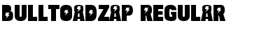 Bulltoad Zap Regular Font