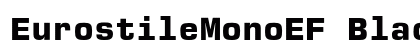 EurostileMonoEF Black preview
