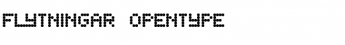 Flytningar Regular Font