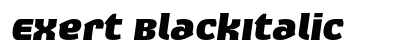 Exert BlackItalic preview