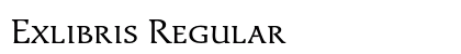 Exlibris Regular Preview