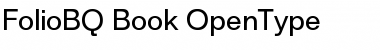 Folio BQ Regular Font