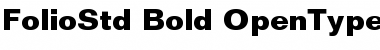 Folio Std Bold Font