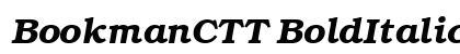 BookmanCTT BoldItalic Preview