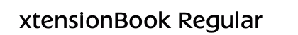 ExtensionBook Regular preview