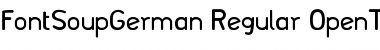 FontSoupGerman Regular Font FontSoupGerman Regular Font
