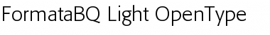 Formata BQ Regular Font