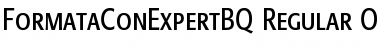 FormataCondensedExpertBQ Regular Font