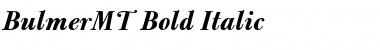 BulmerMT BoldItalic Font