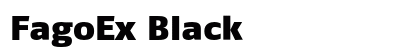 FagoEx Black Font
