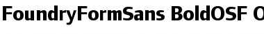 FoundryFormSans BoldOSF Font