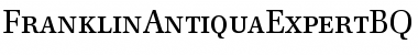 Download Franklin-Antiqua Expert BQ Font