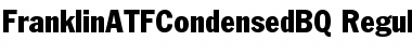 FranklinATFCondensedBQ Regular Font